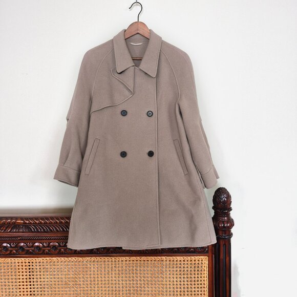 Double-Faced Wool Coat - 100% Wool - Picture 5 of 12